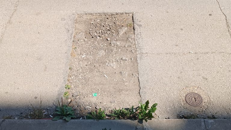 Prijava oštećenja bic. staze na Bul. patrijarha Pavla br. 121