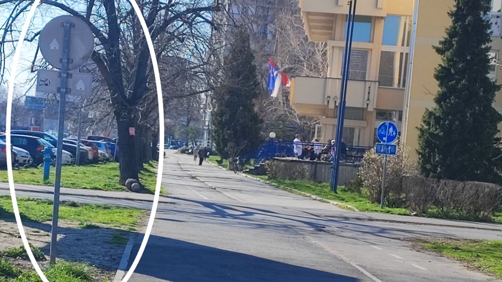 Prijava oštećene saob. signalizacije na uglu Fruškogorske i Bul. despota Stefana