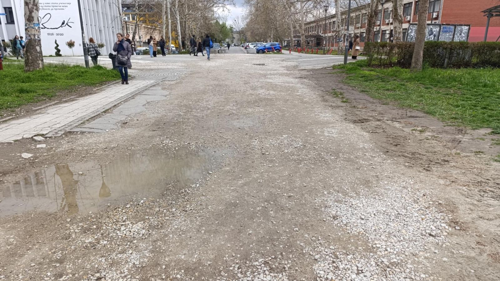 Prijava oštećenja saobraćajne infrastrukture - Kampus Univerziteta u Novom Sadu