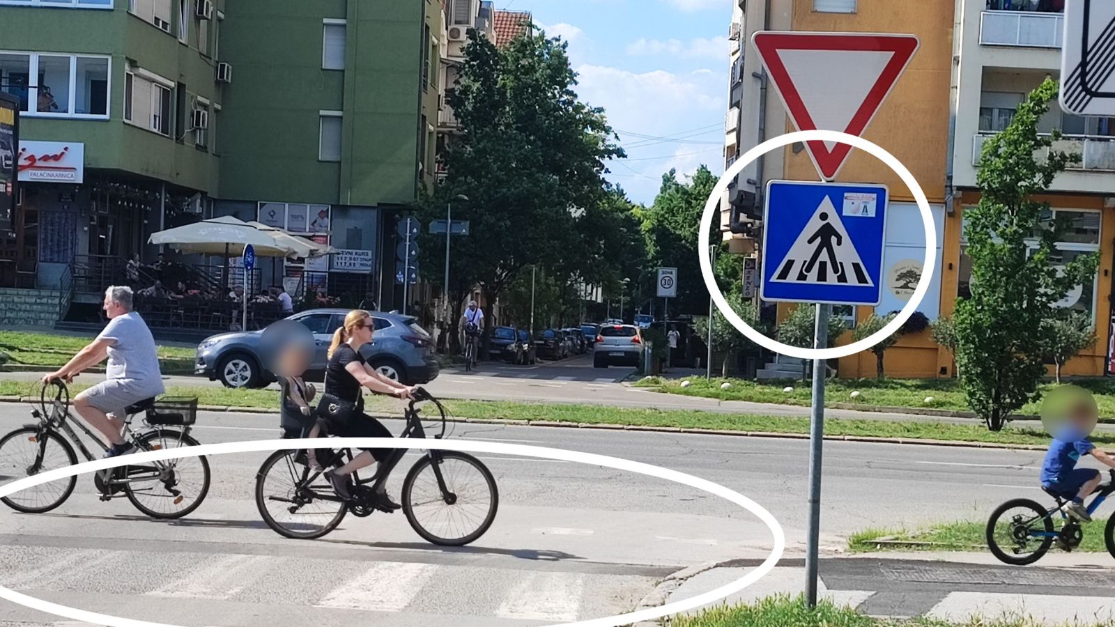 Prijava neusklađene saob. signalizacije na Bul. cara Lazara kod broja 79