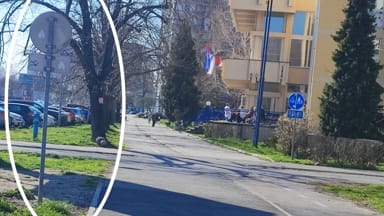Prijava oštećene saob. signalizacije na uglu Fruškogorske i Bul. despota Stefana