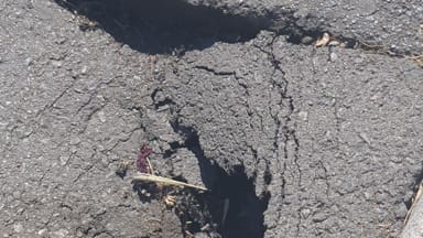 Rupa na bic. stazi u Maksima Gorkog 1a