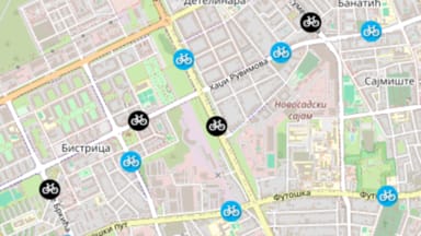 Prijava oštećenja brojača bic. saobraćaja na više lokacija u gradu