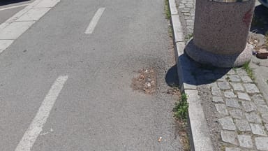 Prijava oštećenja - rupa na Bulevaru oslobođenja