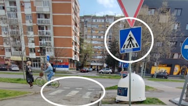 Prijava neusklađene saob. signalizacije N. fronta 62