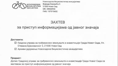 Zahtev za pristup informacijama od javnog značaja