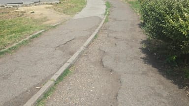 Oštećenje bic. staze u Temerinskoj i Partizanskoj
