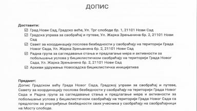 Inicijativa za neodložnu izgradnju biciklističke staze na Mostu slobode