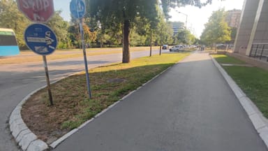 Prijava neobeležene horizontalne signalizacije u N. fronta kod NIS-a