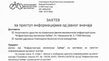 Zahtev za pristup informacijama od javnog značaja