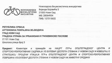 Primedbe na urb. plan Limana III i IV u Novom Sadu